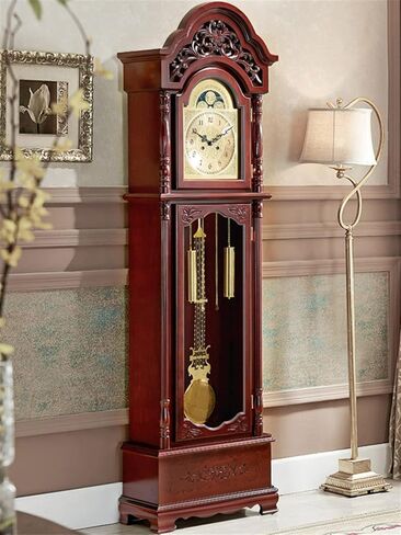 Grandfather Clocks Solid Wood Classical Vertical Clock, Chinese Style Floor, European Living Room Pendulum, Timekeeping Mechanical in Kuwait