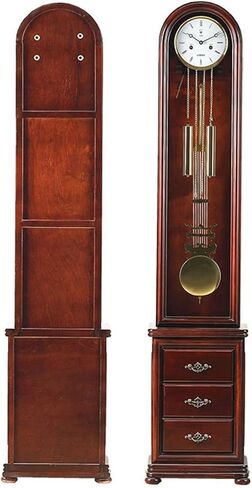 Grandfather Clocks Floor Standing Clocks with 2 Drawers Retro Grandfather Clock Small Living Room Chinese Home in Kuwait