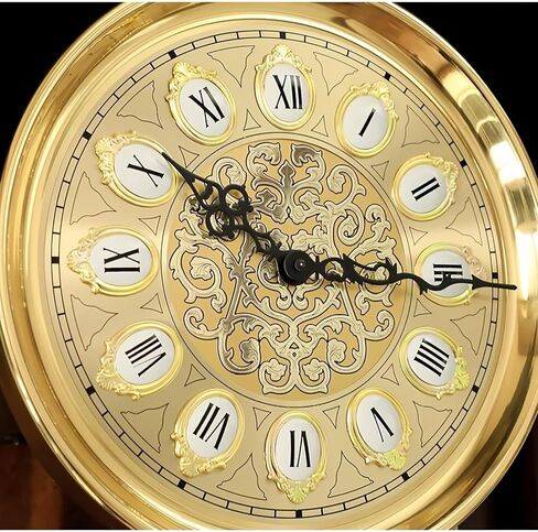Grandfather Clocks Wood Grandfather Floor Clock Mechanical Pendulum Chimes Glass Door for Home in Kuwait