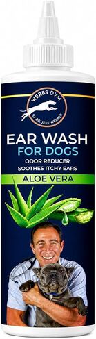 Dr. Jeff Werber Hear Ya Now Pet Ear Cleaner - Gentle Ear Cleansing & Wash Solution for Cats and Dogs - Odor Reducing & Non-Irritating Formula - 8 oz. in Saudi Arabia