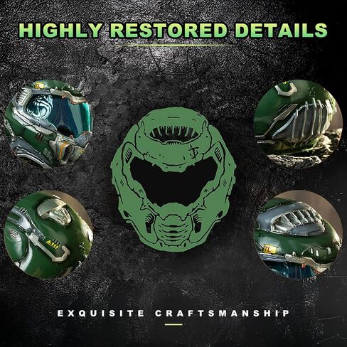 Karc Halloween Helmet Deluxe Resin Full Head Mask for Men Cosplay Costume Prop in Saudi Arabia