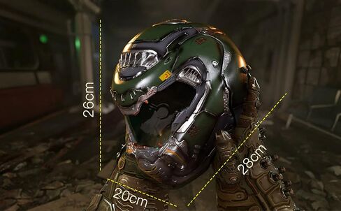 Karc Halloween Helmet Deluxe Resin Full Head Mask for Men Cosplay Costume Prop in Saudi Arabia