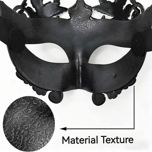 Masquerade Mask for Men, Vintage Mens Venetian Mask, Half Face Eye Costume Mask for Ball Party, Mardi Gras, Halloween in Saudi Arabia