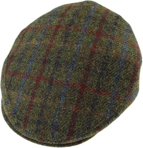 Harris Tweed County Cap Green Heringbone in Saudi Arabia