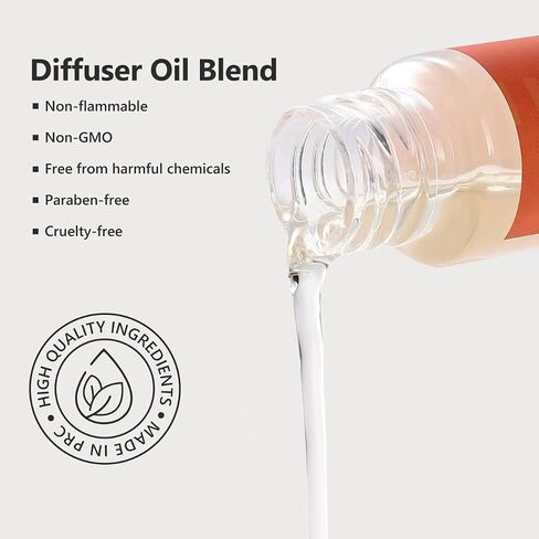 Hotel Collection Diffuser Oil Gift Set (6 x 20ml), Premium Scented Fragrance Oils Specially Formulated for Diffusers, Luxury 5-Star Hotel Inspired Aromatherapy Oils for Home & Office in Saudi Arabia