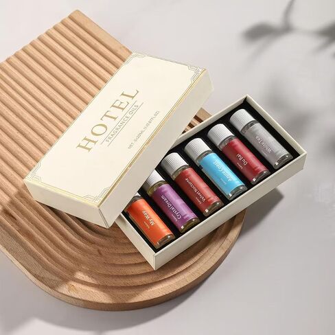 Hotel Collection Diffuser Oil Gift Set (6 x 20ml), Premium Scented Fragrance Oils Specially Formulated for Diffusers, Luxury 5-Star Hotel Inspired Aromatherapy Oils for Home & Office in Saudi Arabia