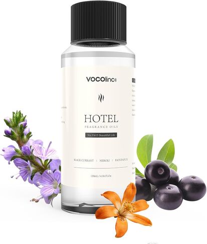 VOCOlinc Hotel Collection Diffuser Oil - My Way - Inspired by Luxury Five Star Hotel Lobby Scent Oil for Waterless Oil Diffusers, Luxurious Scents of Sandalwood, Suede, and Soft Woods (4.06 OZ) in Saudi Arabia
