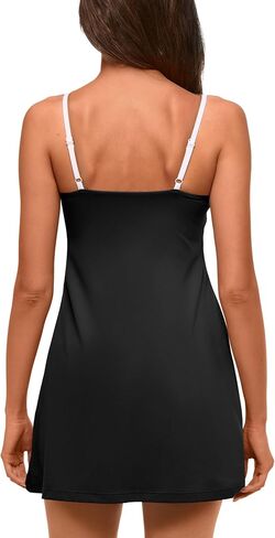 ReachMe Womens Tennis Dress with Built in Shorts Summer Athletic Dresses Workout Golf Outfits Mini Romper Dress in Kuwait