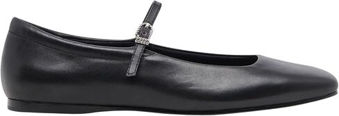 Ballet Flats Shoes for Women Square Toe Mary Jane Flats Comfortable Dressy Casual Wide Width Ballerina Shoes with Buckle in Kuwait