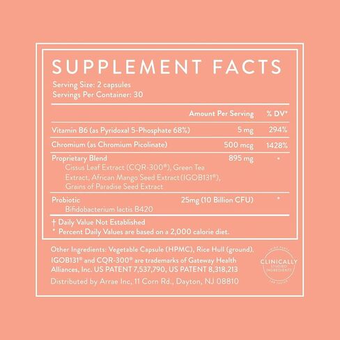Arrae MB-1 Metabolism Support Supplement for Women | Natural Digestive & Energy Formula | 30 Capsules in Saudi Arabia