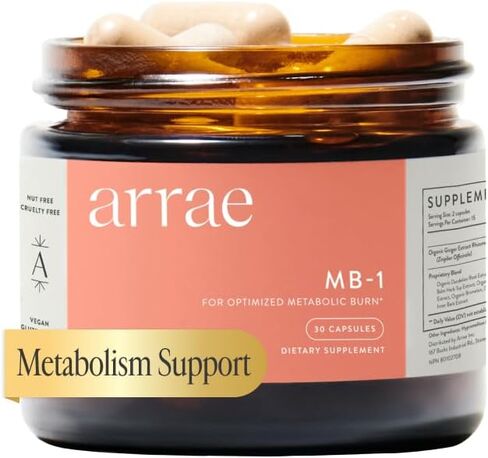 Arrae MB-1 Metabolism Support Supplement for Women | Natural Digestive & Energy Formula | 30 Capsules in Saudi Arabia