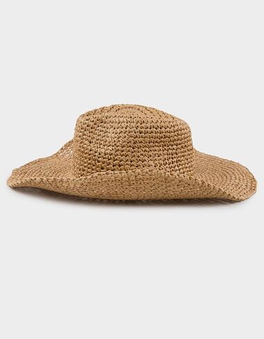 Billabong Take It West Womens Straw Hat, Natural in Kuwait