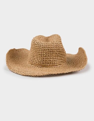 Billabong Take It West Womens Straw Hat, Natural in Kuwait