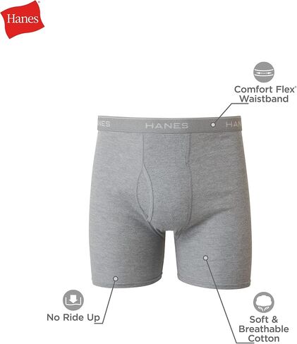 Hanes Mens Underwear Briefs, Cool Dri Moisture-wicking Cotton No-ride-up For Men, Multi-packs Available Boxer, 18 Pack - Assorted, XX-Large US in Saudi Arabia