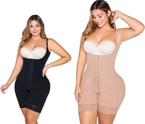 Hourglass Body Shaper – High Compression Bodysuit with Waist Slimming, Glute Lift & Adjustable Straps 2820 in Kuwait