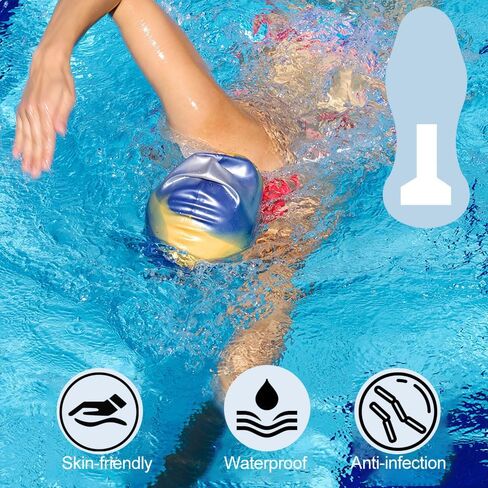 Protective Hygienic Liners Adhesive for Swimwear PU Clear Waterproof Panti Liner for Swimwear Private Swimming Sticker 2pcs in Saudi Arabia
