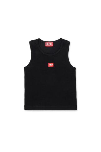 Diesel Girls' Sleeveless T-Shirt with Logo in Kuwait