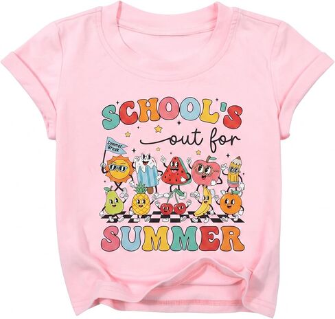 MAXIMGR Kindergarten Graduation Shirt for Kids Girls Boys Peace Out Kindergarten T-Shirt 2026 Last Day of School Tops in Kuwait