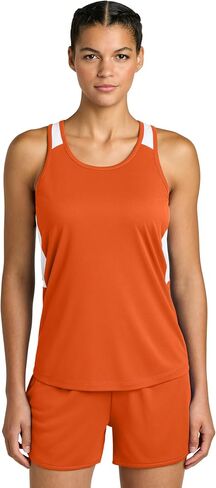 SPORT-TEK Women's Club Track Tank - Moisture-Wicking Racerback Workout Tank Top for Women, Lightweight & Breathable Mesh in Kuwait