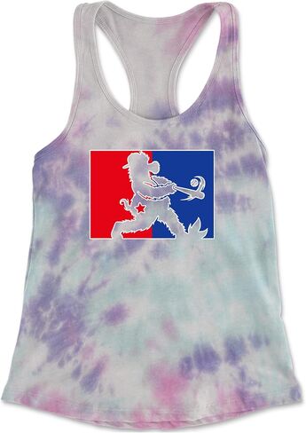 قميص بدون أكمام من Batter Up Philly Baseball Phan Racerback للنساء، ناعم وجذاب in Kuwait