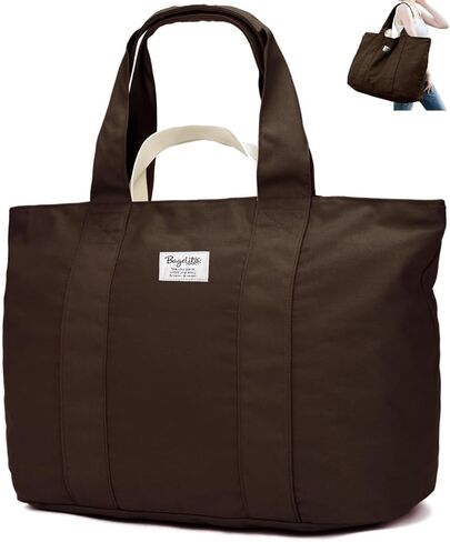 Bagelite 22'' 50L 100% Cotton Oversized Travel Tote Bag for Women - Tear-Resistant, Overnight/Weekend/Beach Bag in Saudi Arabia