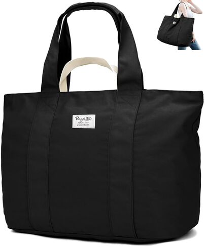 Bagelite 22'' 50L 100% Cotton Oversized Travel Tote Bag for Women - Tear-Resistant, Overnight/Weekend/Beach Bag in Saudi Arabia
