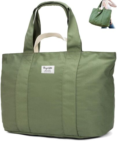 Bagelite 22'' 50L 100% Cotton Oversized Travel Tote Bag for Women - Tear-Resistant, Overnight/Weekend/Beach Bag in Saudi Arabia
