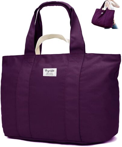 Bagelite 22'' 50L 100% Cotton Oversized Travel Tote Bag for Women - Tear-Resistant, Overnight/Weekend/Beach Bag in Saudi Arabia