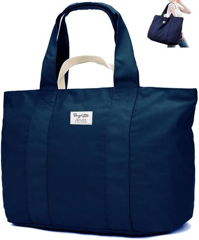 Bagelite 22'' 50L 100% Cotton Oversized Travel Tote Bag for Women - Tear-Resistant, Overnight/Weekend/Beach Bag in Saudi Arabia