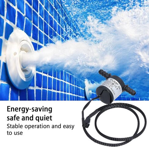 Water Pump DC12V 2W Mini Energy Saving Quiet Fountain Pump - Stable Operation, Easy Installation for Waterfalls and Garden Waterscapes in Kuwait