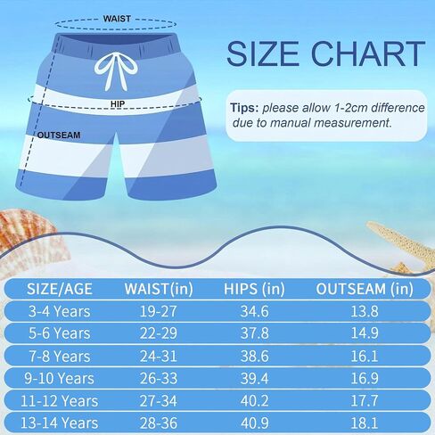 GENTABY 2 Pack Boys Swim Trunks Toddler Boys Swimming Shorts Quick Dry with Mesh Liner Beach Board Shorts 3-14 Years in Saudi Arabia