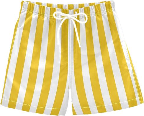 Unisex Swim Trunks Cartoon Cute Sharks Beach Board Shorts Quick Dry Swimsuit Swim Shorts in Kuwait