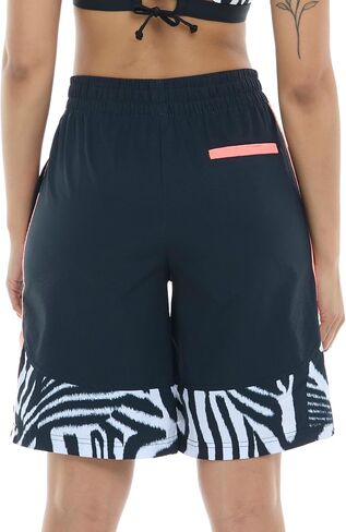 Body Glove Boyfriend Boardshort – Lightweight Crinkle Nylon, Knee Length, Contrast Trim Black in Kuwait