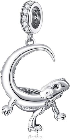 Bearded Dragon Charm for Women Lizard Beaded Jewelry Gift for Women Mother Friend in Saudi Arabia