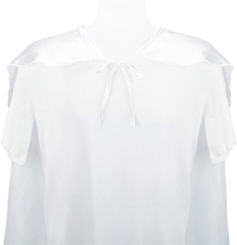 36" Shiny White Satin Superhero Cape - Cosplay Costume Party in Saudi Arabia