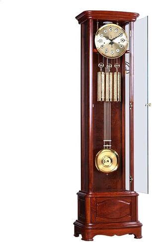 Grandfather Clocks Mahogany Floor Clock Original Copper Mechanical Movement Vertical European-Style Living Room Nordic Simple in Kuwait