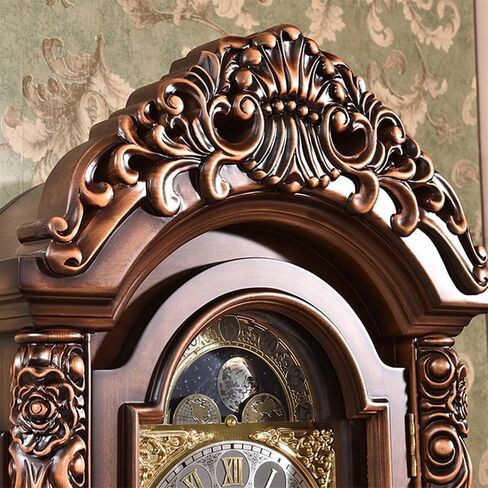 Grandfather Clocks Solid Wooden Retro Floor Clock Living Room Vertical European Antique Statue Decoration in Kuwait