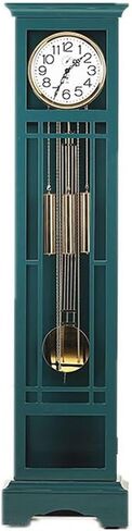 Grandfather Clocks Green Wooden Standing Clocks Retro Grandfather Clock Floor Small Living Room Home in Kuwait