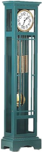 Grandfather Clocks Green Wooden Standing Clocks Retro Grandfather Clock Floor Small Living Room Home in Kuwait