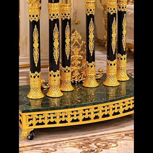 Grandfather Clocks Metal Floor Clock Mechanical Pendulum European for Home Mansion Villa in Kuwait