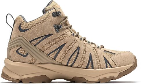 ROCKROOSTER Bedrock - Men’s Waterproof Hiking Boots, Lightweight Mid Ankle Trail Boots with Microfiber Upper, Rubber Outsole and PORON XRD Insole for Trekking Camping AH21065 in Kuwait