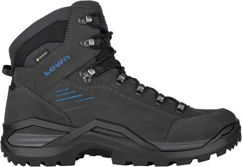 LOWA Men's Renegade EVO GTX MID Boot, Anthracite/Steel Blue, 12 M US in Saudi Arabia
