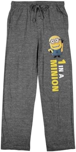 Minions 1 in A Minion Men's Heather Grey Sleep Pants in Kuwait