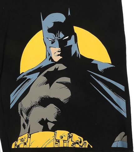 Bioworld Batman Logo & Pose Men's Black Sleep Pajama Shorts in Kuwait
