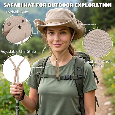 Horolam Safari Costume Accessories, Safari Hat Zoo Keeper Jungle Explorer Outfit with Leopard Scarf Binocular Sunglasses for Adult Halloween Dress up (4 PCS) in Saudi Arabia
