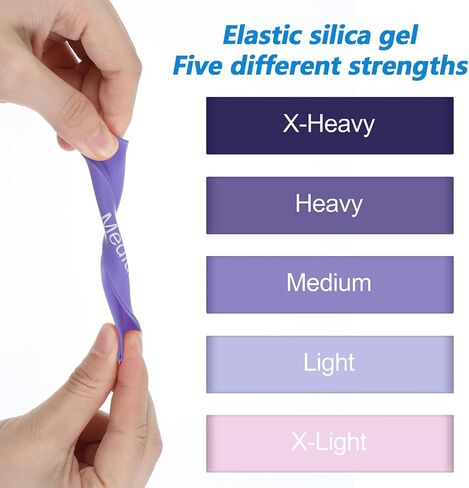 5Pcs Toe Stretcher Bands for Bunions, Toe Bands Resistance for Women and Men with Storage Bag(Purple) in Kuwait