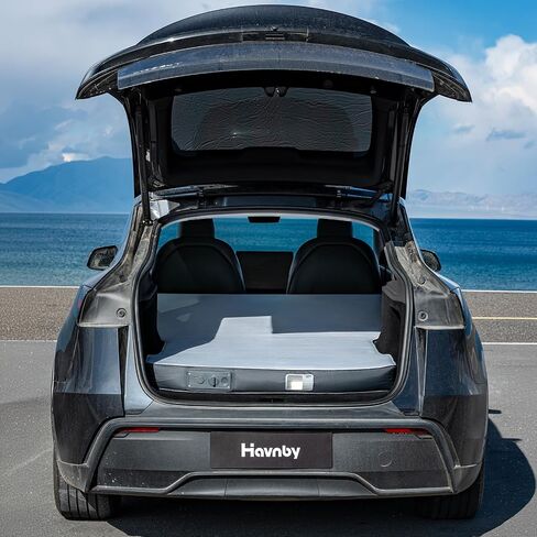 4.5inch Foam Mattress for Tesla Model S3XY, Full Size Bed, Vacuum Compression, Camping, Roadtrip, Job Shifts, Nap, Storage Bag Sheet Provided in Kuwait