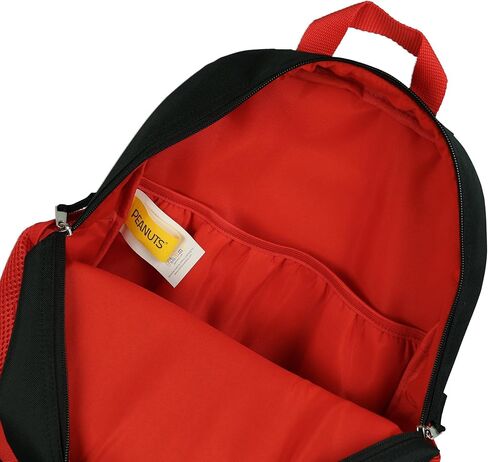 INTIMO Peanuts Backpack Snoopy & Woodstock Red Dog House 16" with Tech Sleeve Padded Adjustable Straps Book Bag in Kuwait