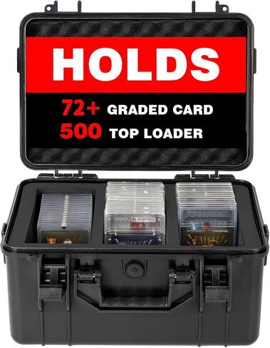 Graded Card Case - IP67 Waterproof Storage Box for 40+ PSA, CSG, BGS, SGC Graded Sports Trading Cards in Kuwait