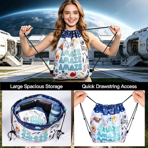AICase for Project Hail Mary Merch Rocky Gifts Inspired Drawstring Bag Backpack Sports Gym Sackpack Poster Tote Bag Shirt Hat Plush Water Resistant String Bag for Women Men in Kuwait